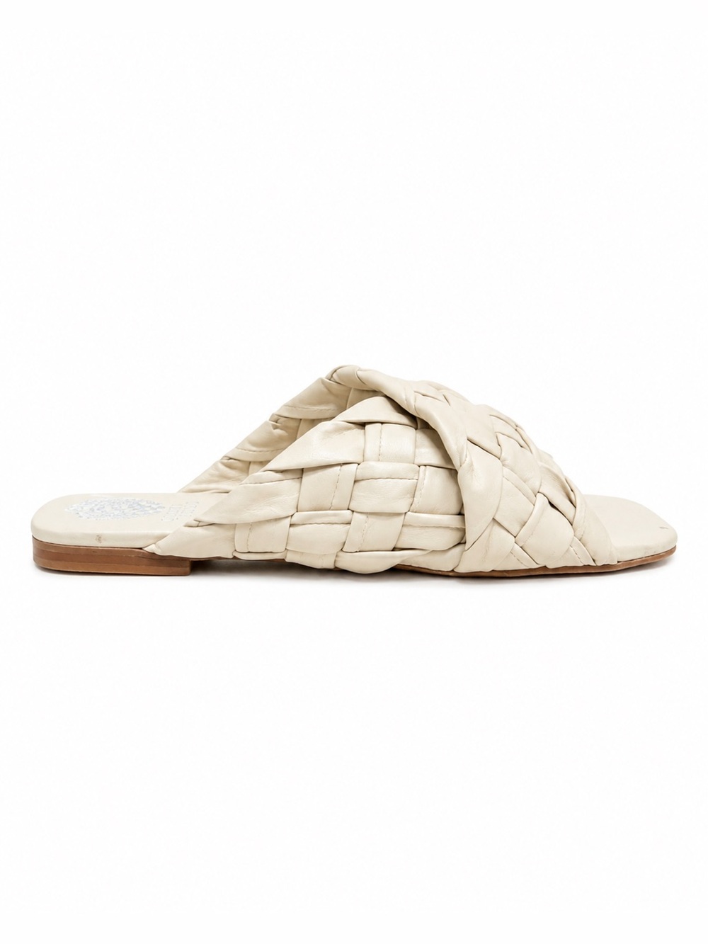 Vince Camuto Cream Braided Slide Mule